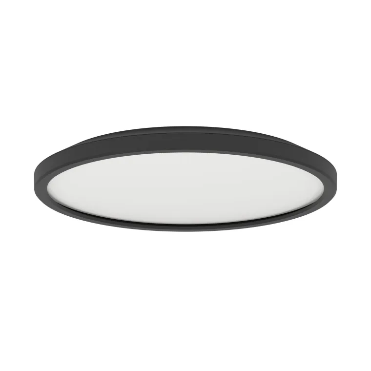 Deckenleuchte EGLO "Testara-E", LED, 16,4W, 2500lm, 3000K, schwarz/weiß, 3xØ30cm