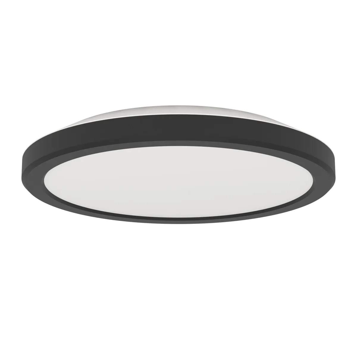 Deckenleuchte EGLO "Testara-E", LED, 10W, 1600lm, 4000K, schwarz/weiß, 3xØ21,1cm