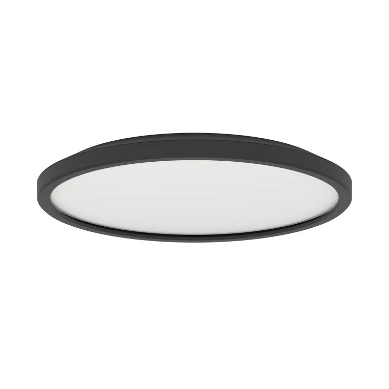 Deckenleuchte EGLO "Testara-E", LED, 16,4W, 2600lm, 4000K, schwarz/weiß, 3xØ30cm