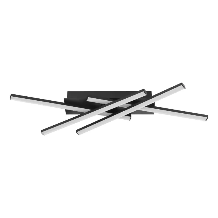 Deckenleuchte EGLO "Vascella", LED, 20W, 2500lm, 4000K, schwarz/weiß