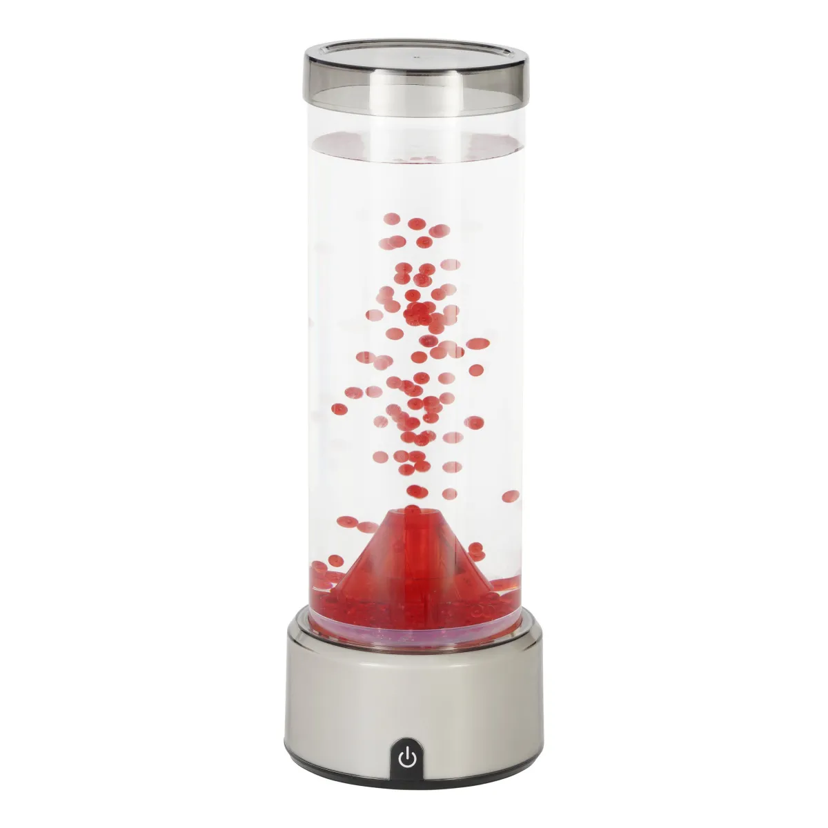 Tischleuchte EGLO "Volcano", LED, Kunststoff/Flüssigkeit, transparent/klar/rot