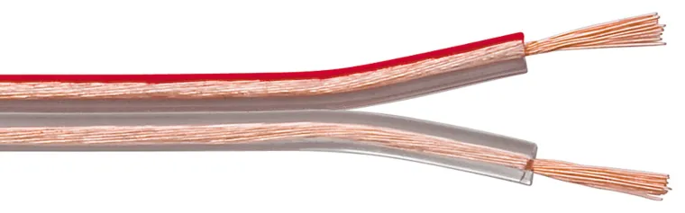 Lautsprecherkabel transparent