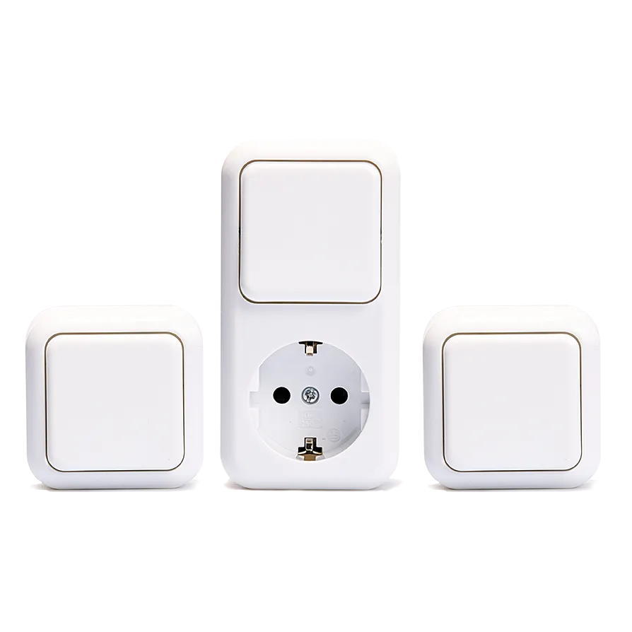 Aufputz-Set McPower "Finery Mini", 3-teilig, weiß