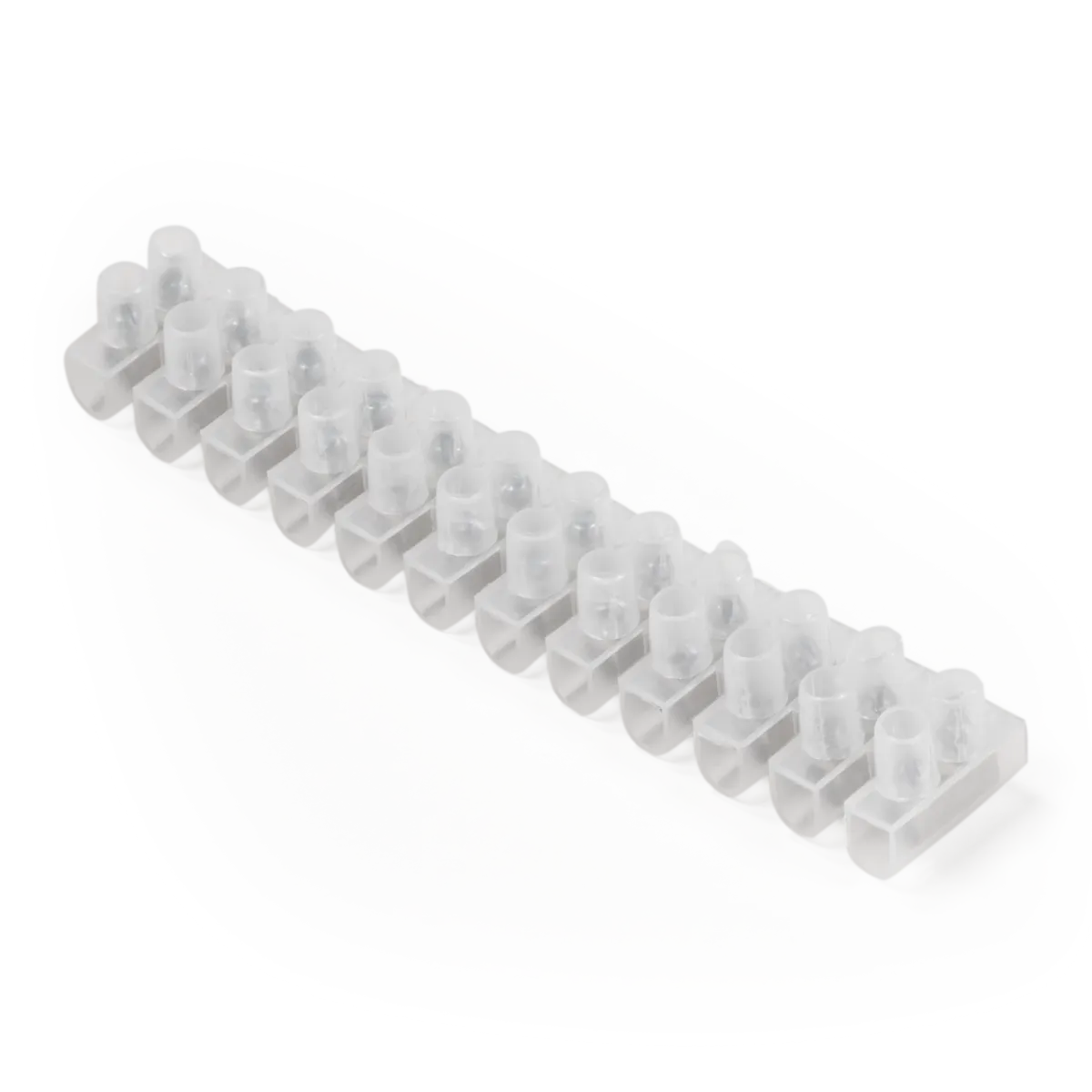 Lüsterklemme McPower, 12 Klemmen, 2,5mm², 3A, transparent