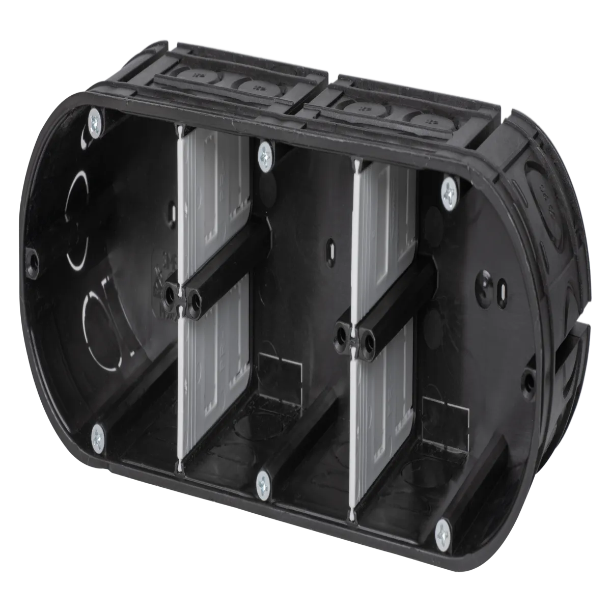 Unterputz Gerätedose Massiv, 3 Fach, 3x Ø 60mm, Einbautiefe 63mm