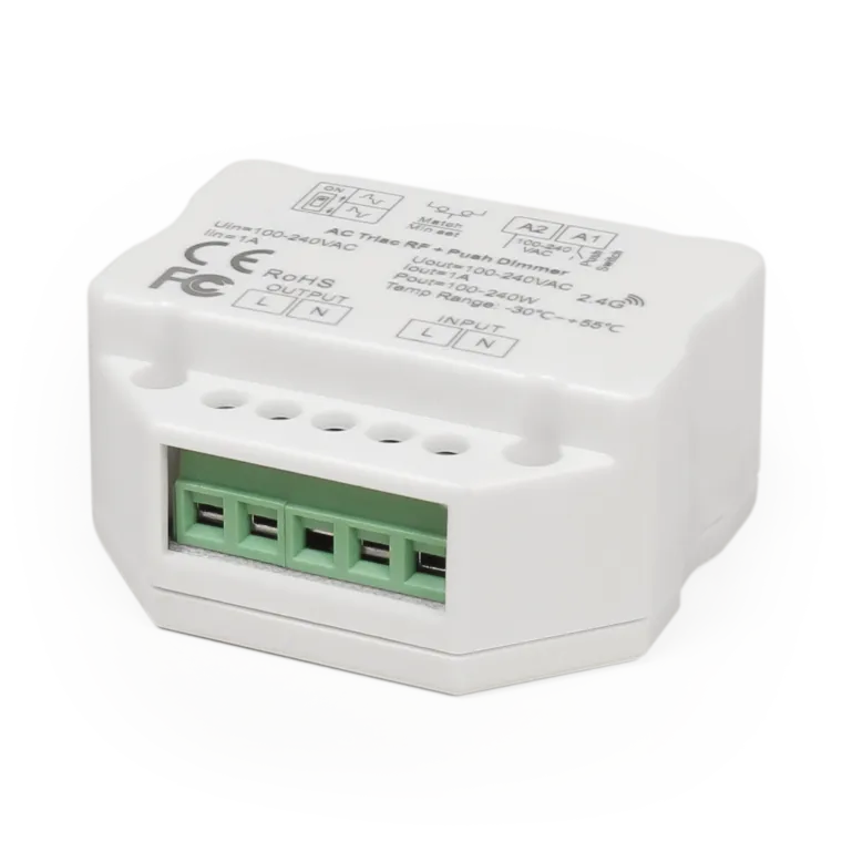 Tast-Dimmer McShine "TD-24" LED-geeignet, max. 240W, 230V, passend für UP-Dose