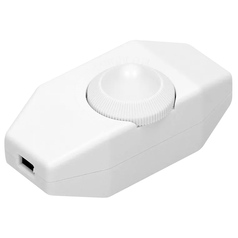 Schnur-Zwischendimmer weiß, stufenlos, 80W