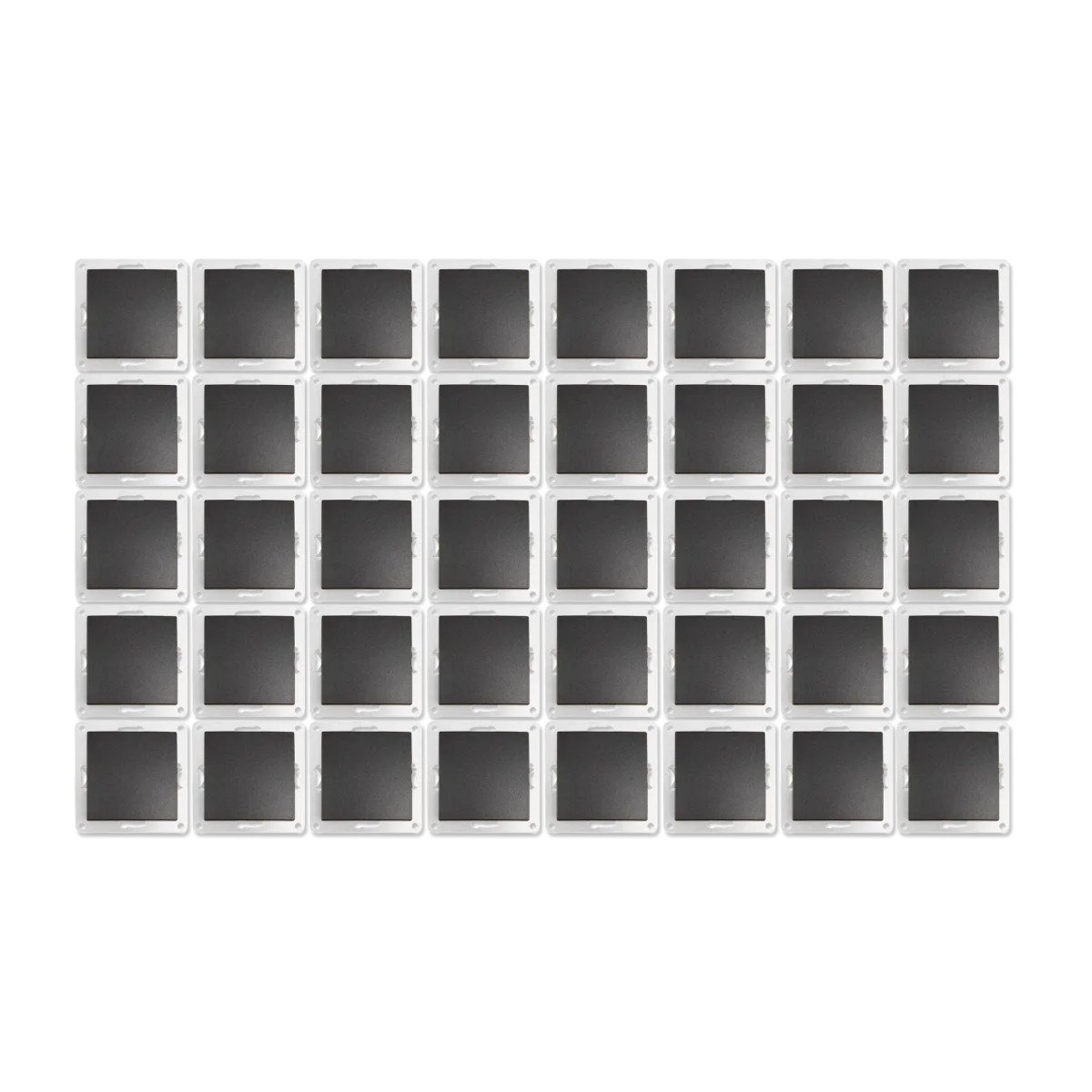 Wechselschalter McPower "Flair", 250V~/10A, UP, anthrazit, 40er-Pack