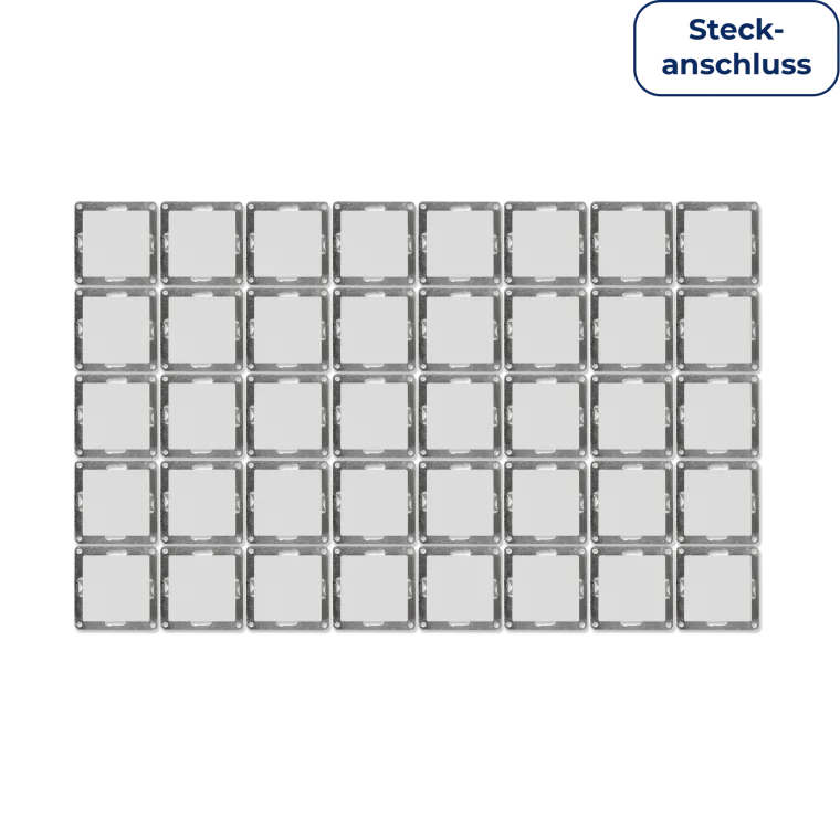 Wechselschalter McPower "Cup" 250V~/10A, UP, Steckanschluss, weiß, 40er-Pack