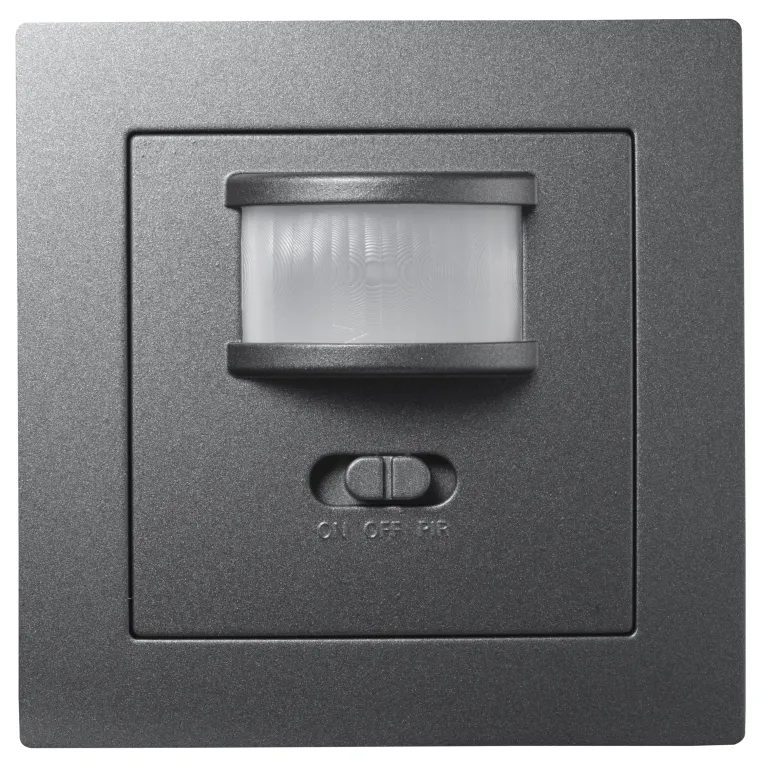 Unterputz IR Bewegungsmelder McPower "Flair" 160°, 750W, LED geeignet, anthrazit