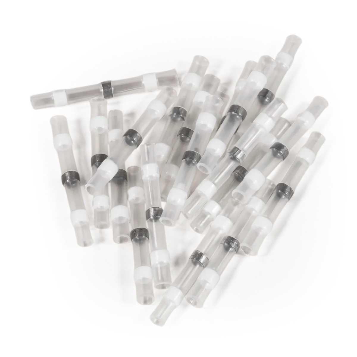 Lötverbinder McPower, Ø1,7mm - weiße Markierung, 0,25-0,34mm² Kabel, 20er-Pack