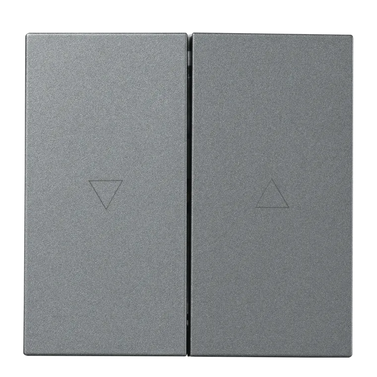 Jalousie-Taster McPower "Shallow" 250V~/10A, UP, Steckanschluss, anthrazit