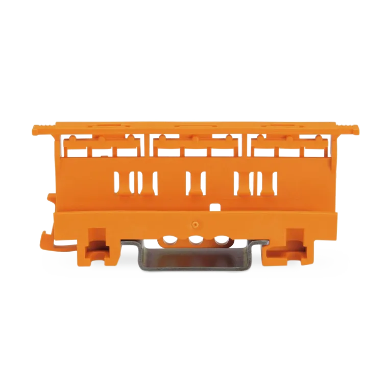 Befestigungsadapter WAGO, 4mm², Schraubmontage, orange