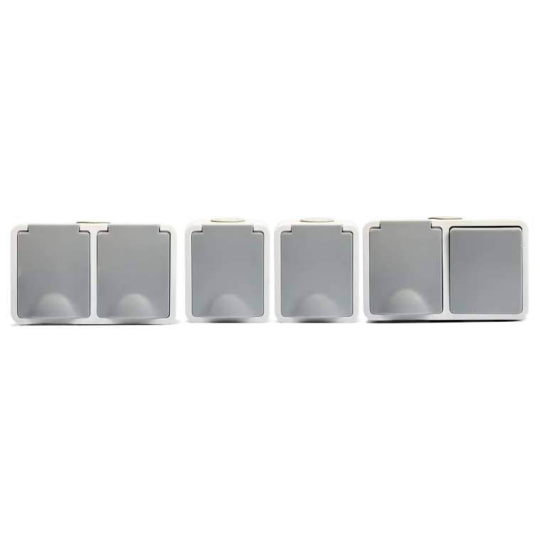Feuchtraum Set McPower "Fix Waschraum", 4-teilig, IP54, Steckanschluss