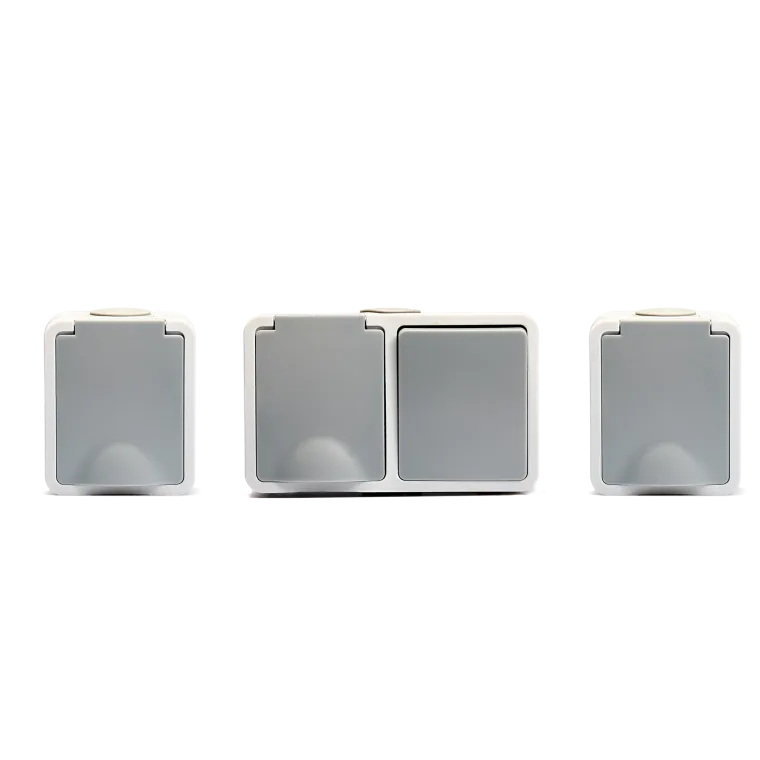 Feuchtraum Set McPower "Fix Heizkeller", 3-teilig, IP54, Steckanschluss