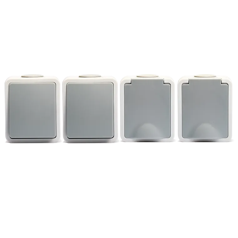 Feuchtraum Set McPower "Fix Easy", 4-teilig, IP54, Steckanschluss