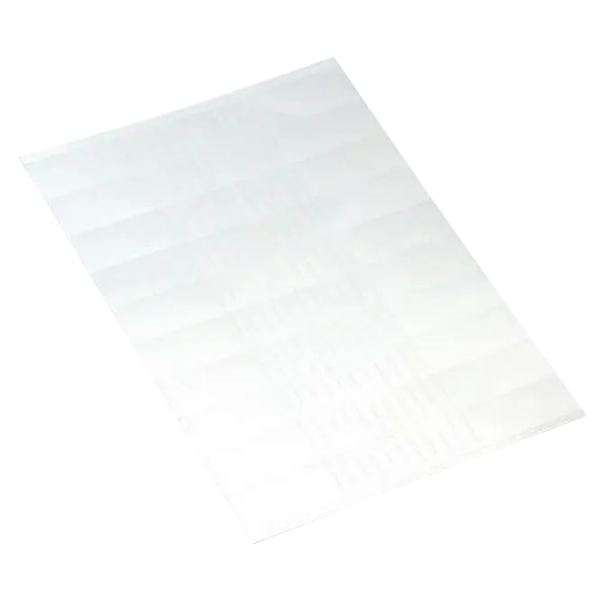 Pappschilder WAGO, für Laserdrucker, 9,5x25mm, weiß, Karton, Halogenfrei