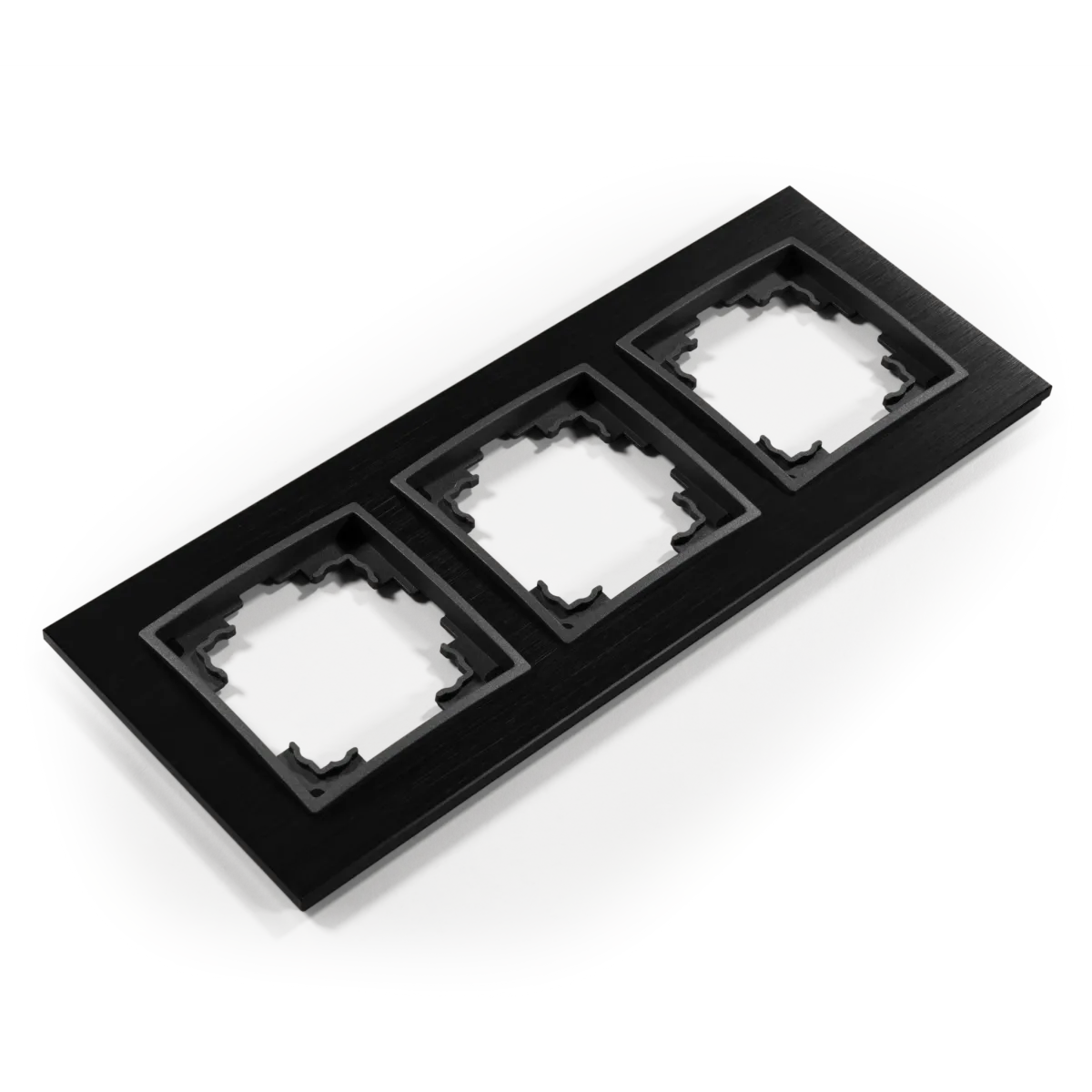 Rahmen McPower "Flair", 3-fach, schwarzes Aluminium