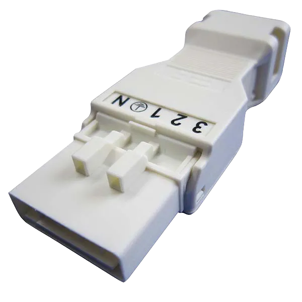 Buchse mit Zugentlastungsgehäuse WAGO, 5-polig, 1,5mm², weiß