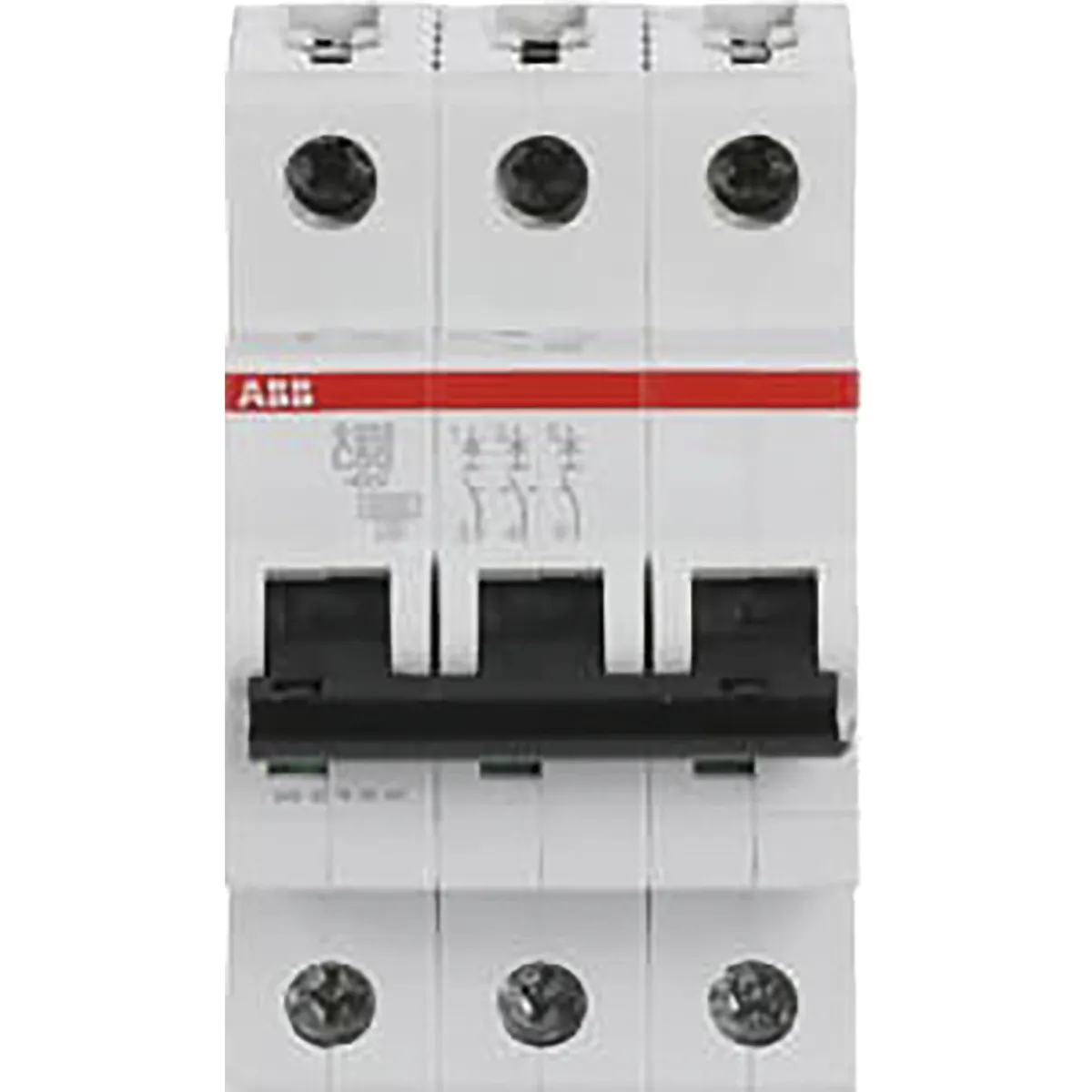 Leitungsschutzschalter ABB "pro M compact S203-C50", 3-polig, 50A, 53x88x69mm