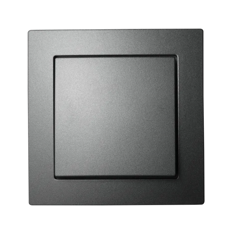 Wechselschalter McPower "Flair", IP44, 250V~/10A, UP, anthrazit, Steckanschluss