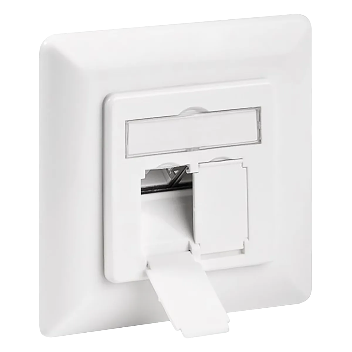 Netzwerkdose, Unterputz, CAT 6, 2x RJ45