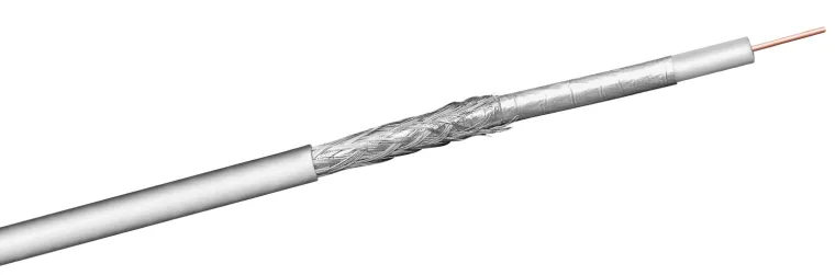 100 dB SAT-Koaxialkabel, doppelt geschirmt, CCS