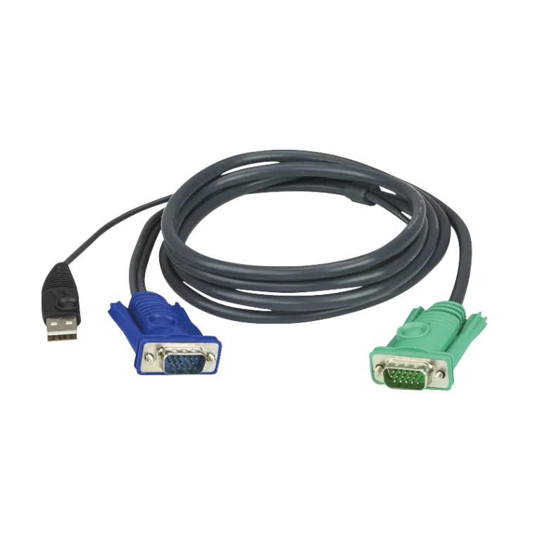 Kabel KVM USB für USB & MAC Computer, 6m