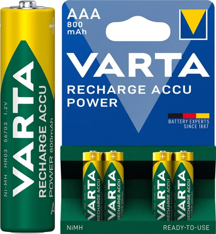 AAA (Micro)/HR03 (56703) Akku - 800 mAh, 4 Stk. Blister