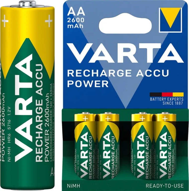 AA (Mignon)/HR6 (5716) Akku - 2600 mAh, 4 Stk. Blister