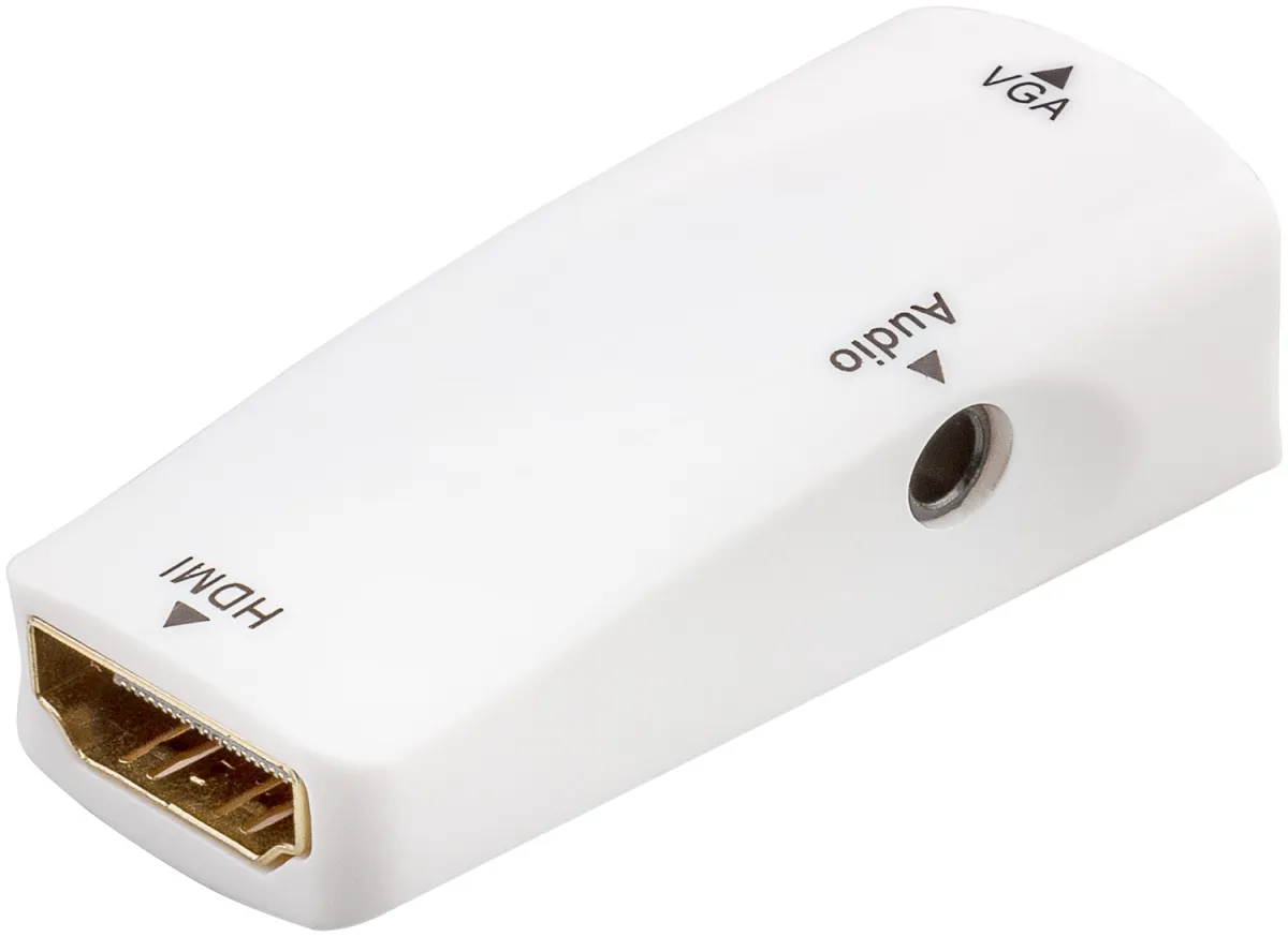 Kompakter HDMI/VGA-Adapter inkl. Audio