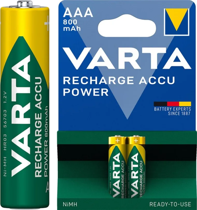 AAA (Micro)/HR03 (56703) Akku - 800 mAh, 2 Stk. Blister
