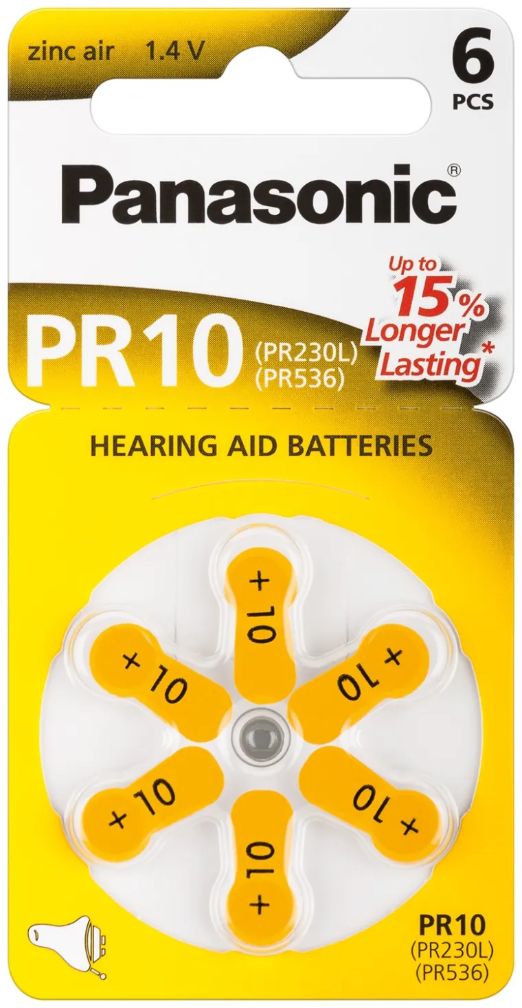 V10/PR70 (PR10) Batterie, 6 Stk. im Blister