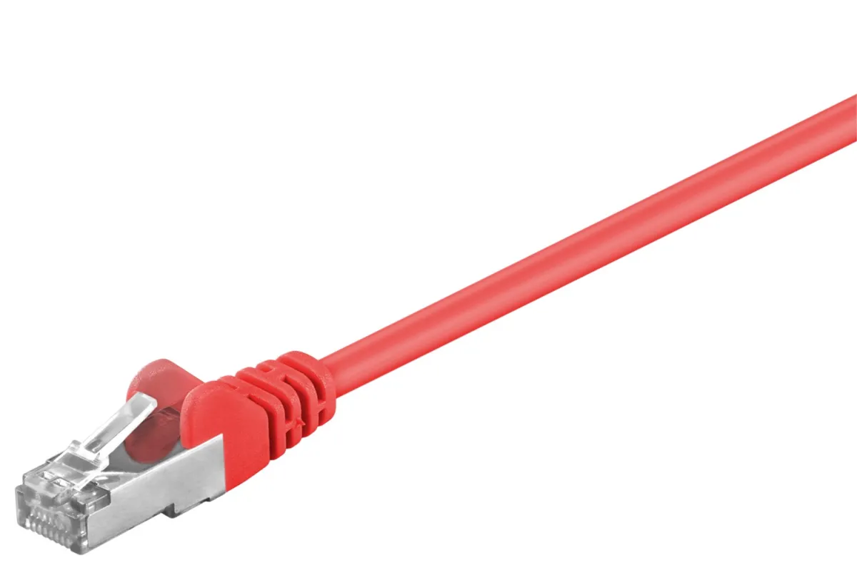 CAT 5e Patchkabel, F/UTP, rot