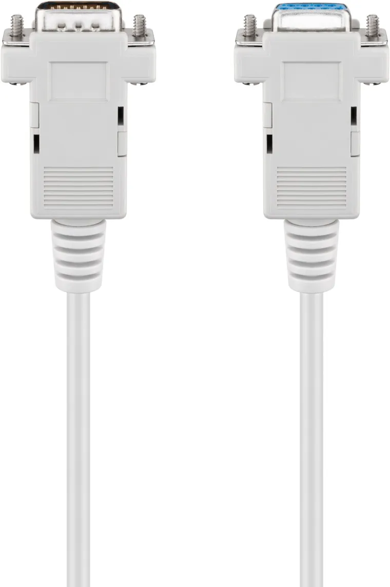 D-SUB 9 pin Verlängerungskabel, Stecker/Buchse, seriell 1:1