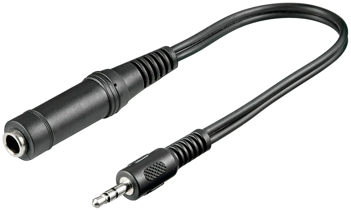 Kopfhörer-Adapter, 3,5mm Stecker zu 6,35mm Buchse