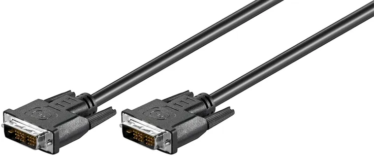 DVI-D Full HD-Kabel Single Link, vernickelt