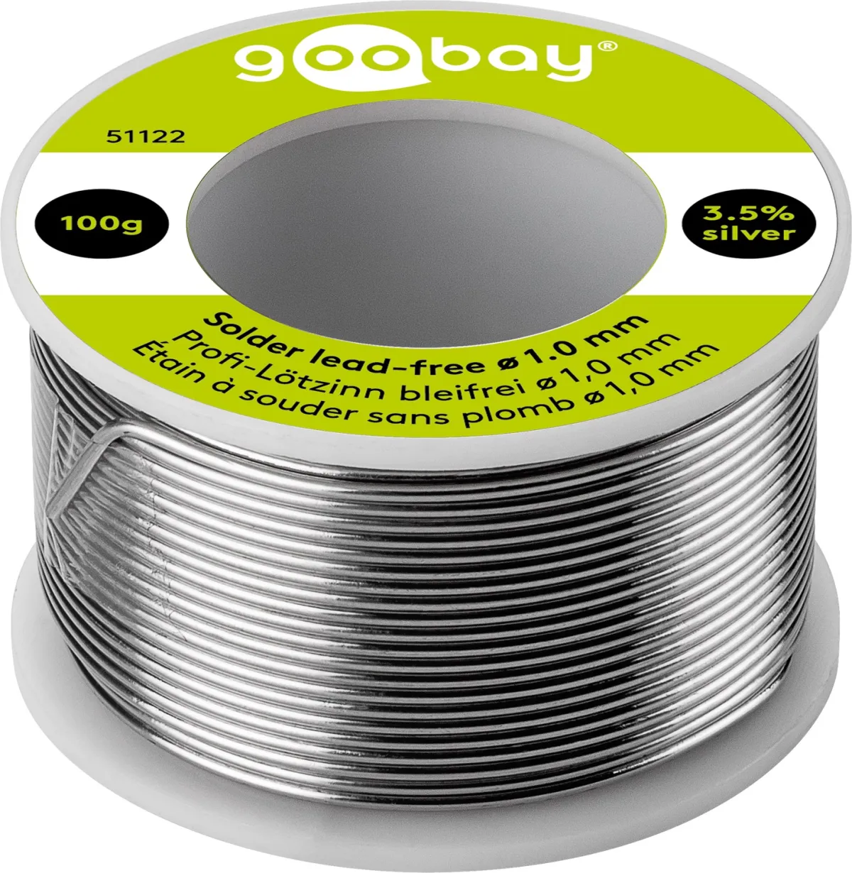 Profi-Lötzinn bleifrei, ø 1,0 mm, 100 g