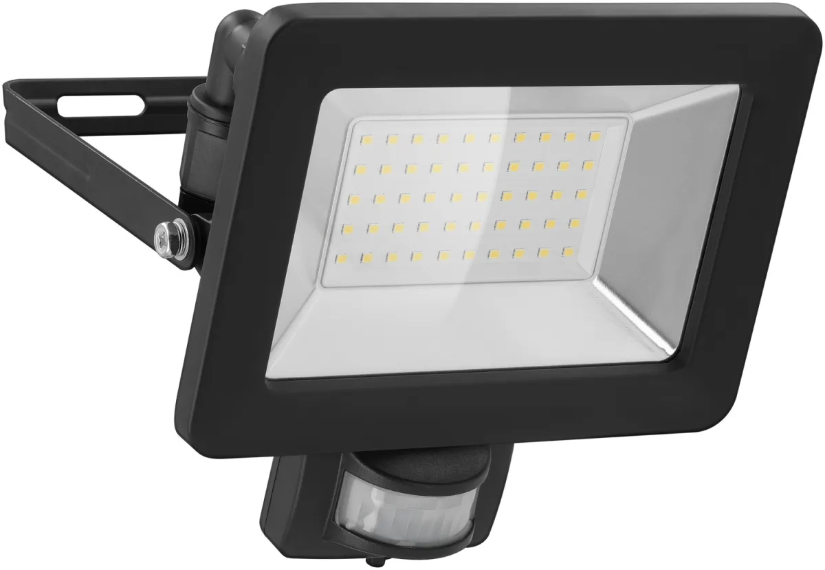 LED-Außenstrahler, 50 W, mit Bewegungsmelder