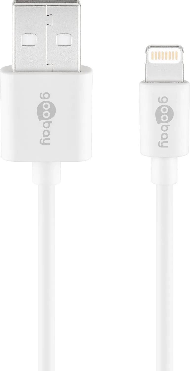 Lightning USB Lade- und Synchronisationskabel, 1 m, weiß
