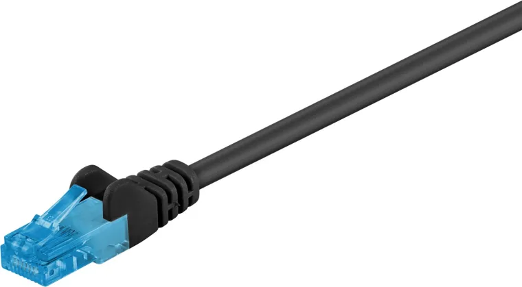 CAT 6 A Patchkabel, U/UTP, schwarz