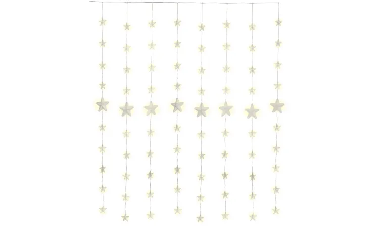 80er LED-Sternenvorhang