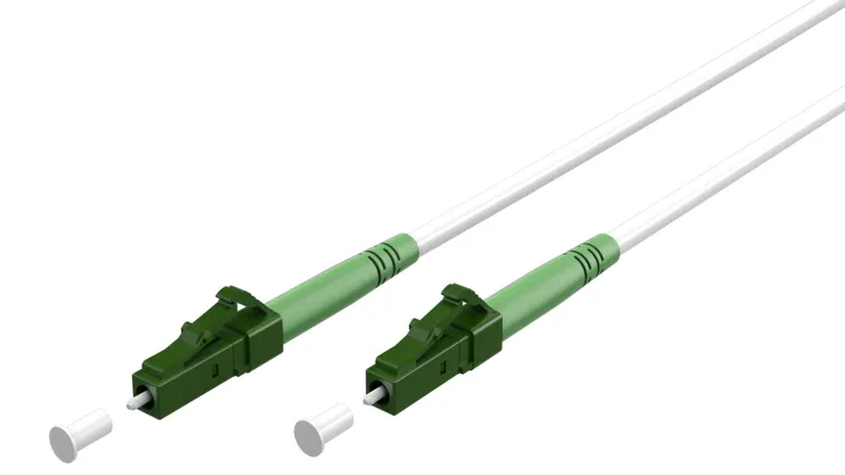 Glasfaserkabel (FTTH), Singlemode (OS2) White, (Simplex), 25 m
