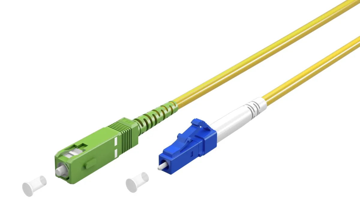 Glasfaserkabel (FTTH), Singlemode (OS2) Yellow, (Simplex), 10 m