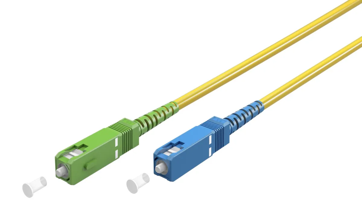 Glasfaserkabel (FTTH), Singlemode (OS2) Yellow, (Simplex), 3 m