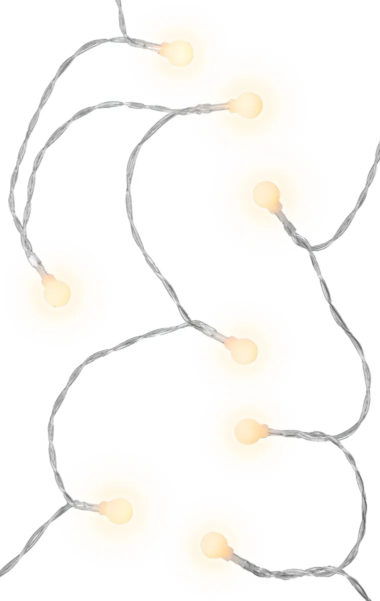 80er LED-Lichterkette "Kugeln"