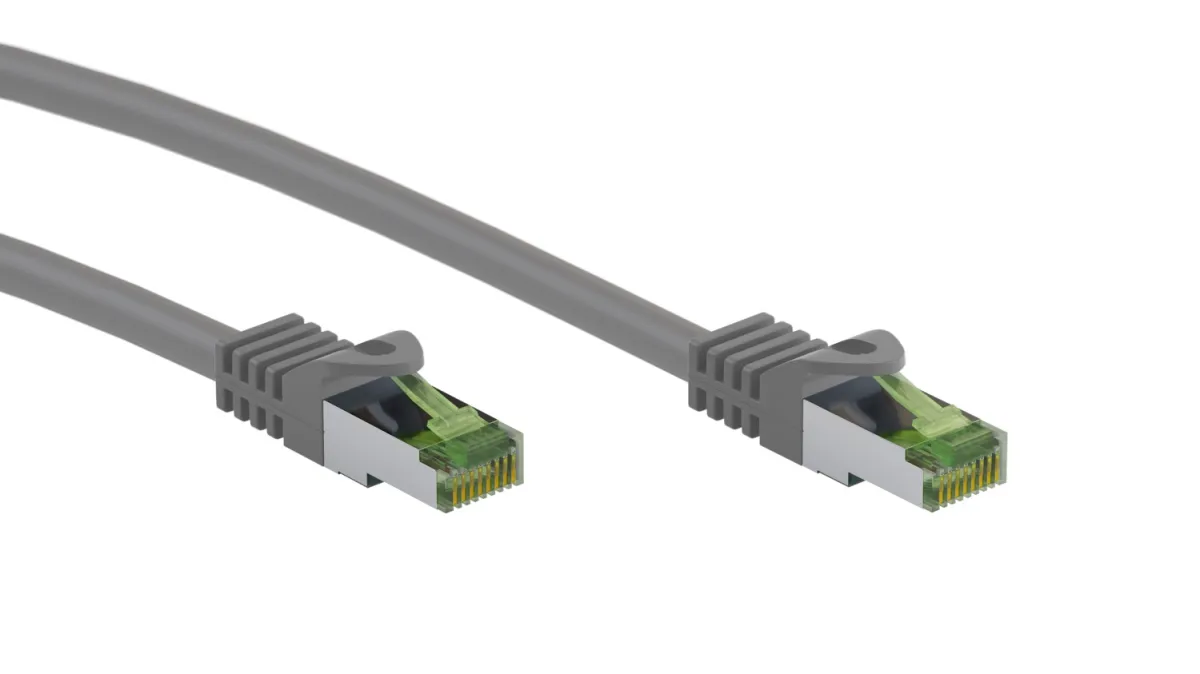 CAT 8.1 Patchkabel, S/FTP (PiMF), grau
