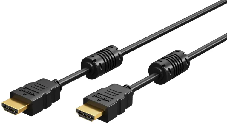 High-Speed-HDMI-Kabel mit Ethernet, Ferrite