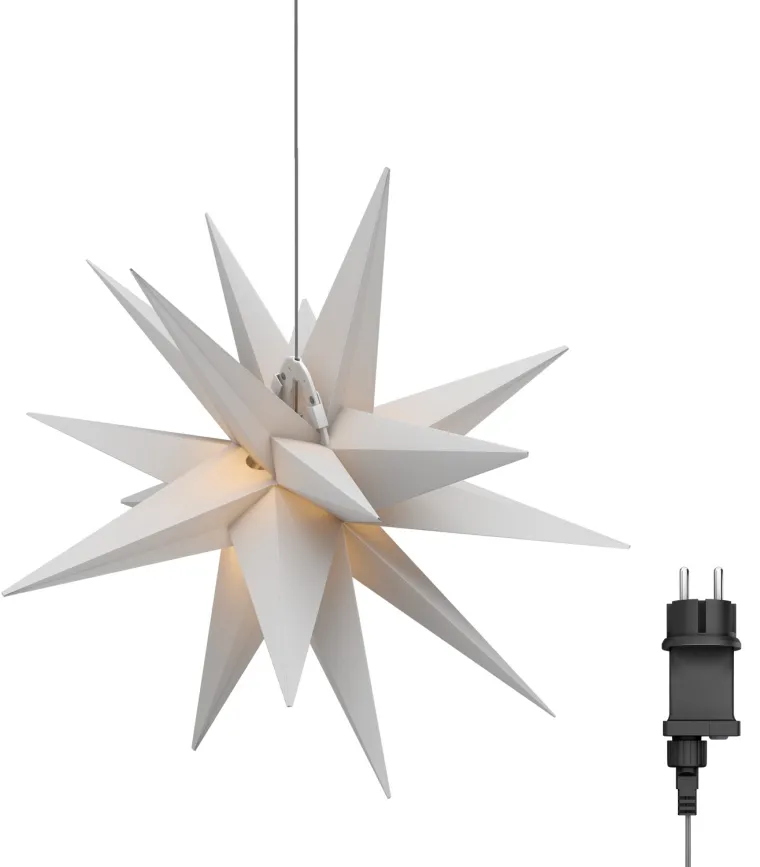 LED-Weihnachtsstern 3D, Ø 56 cm, mit Netzkabel