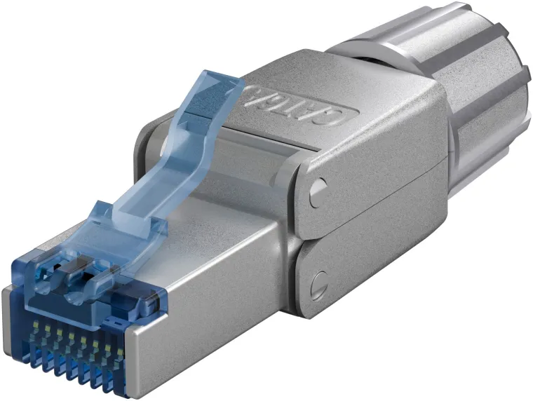 CAT 6A feldkonfektionierbarer RJ45-Stecker, STP geschirmt